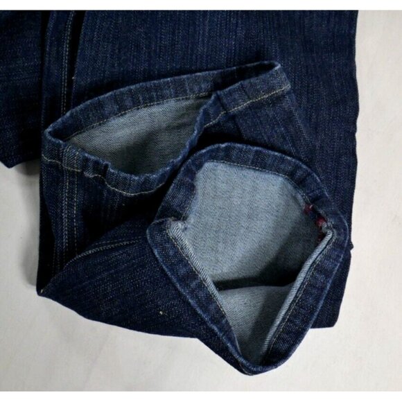 Tommy Hilfiger Blue Denim Jeans Trousers Straight Leg Womens Size 14 - Picture 6 of 10